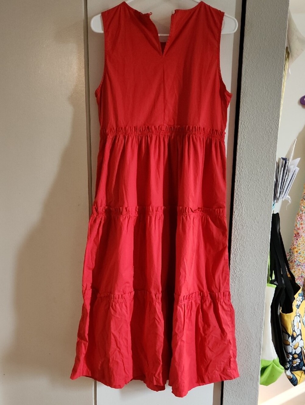 J. Crew Coral-Red Women's Top - Picture 2 of 5